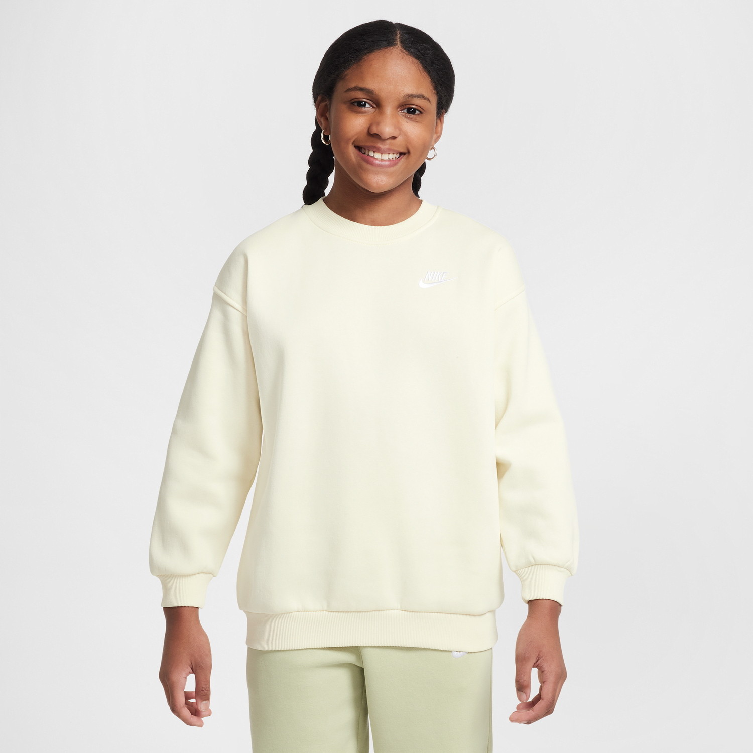 Mikina Nike Nike Sportswear Club Fleece Crew Sweatshirt Žltá | FD2923-113, 0
