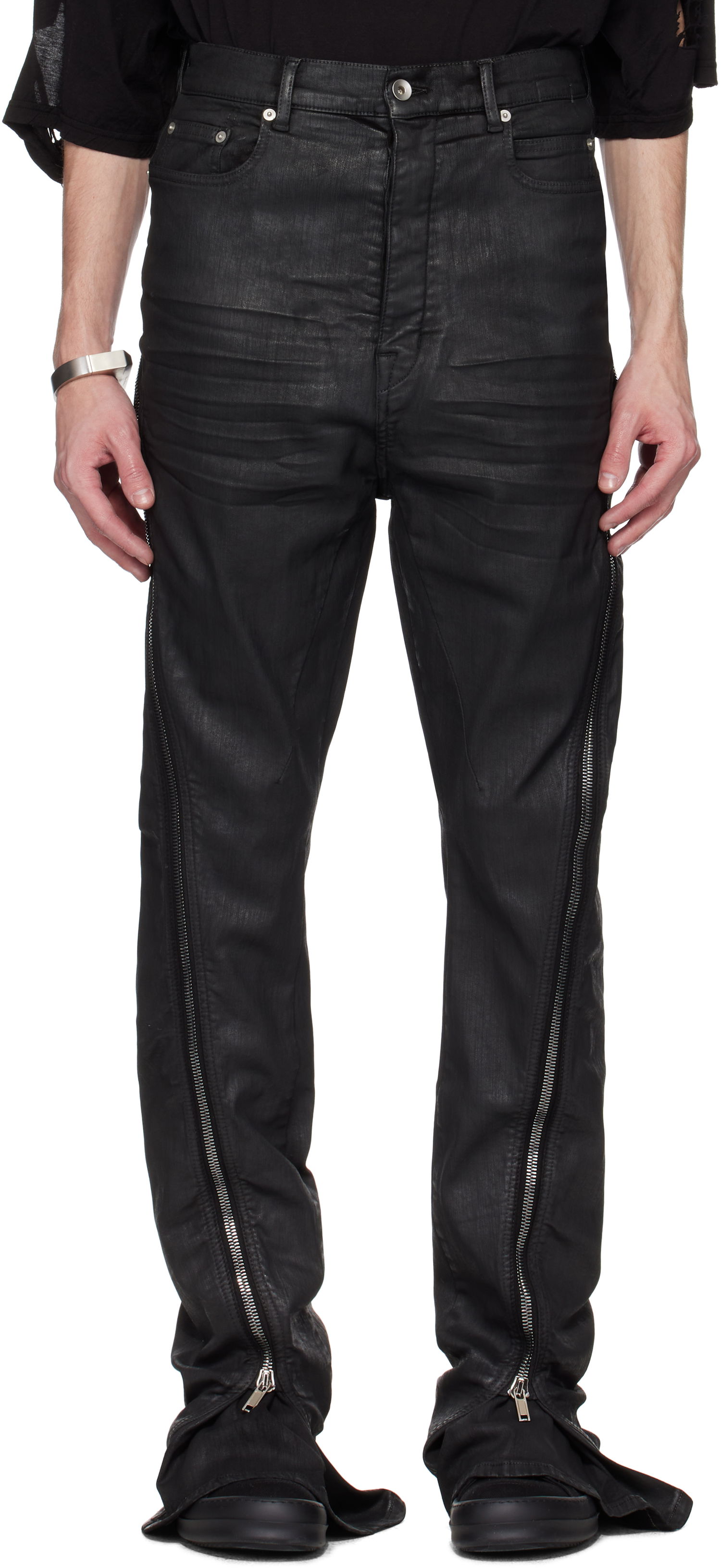 Džínsy Rick Owens Rick Owens DRKSHDW Hollywood Bolan Banana Jeans Čierna | DU01E3363 SBW, 0