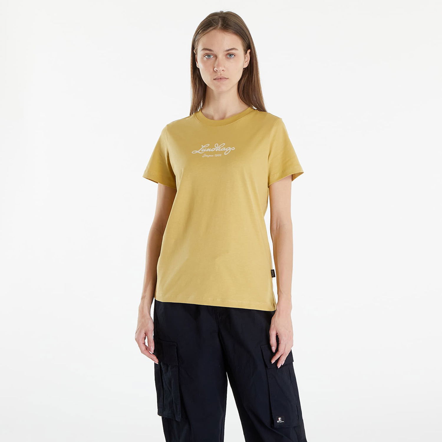 Tričko Lundhags Lundhags Jarpen Logo T-Shirt Žltá | 44318-24-50700, 0