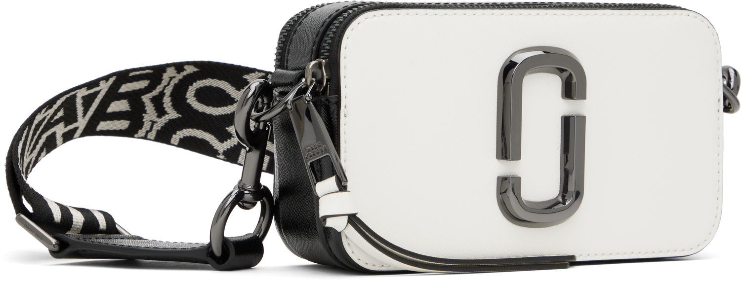 Taška cez rameno Marc Jacobs Marc Jacobs 'The Bi-Color Snapshot' Bag Biela | 2P3HCR005H01, 1
