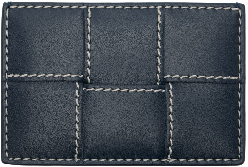 Peňaženka Bottega Veneta Cassette Credit Card Holder Navy | 748052 V39K2 3330, 0