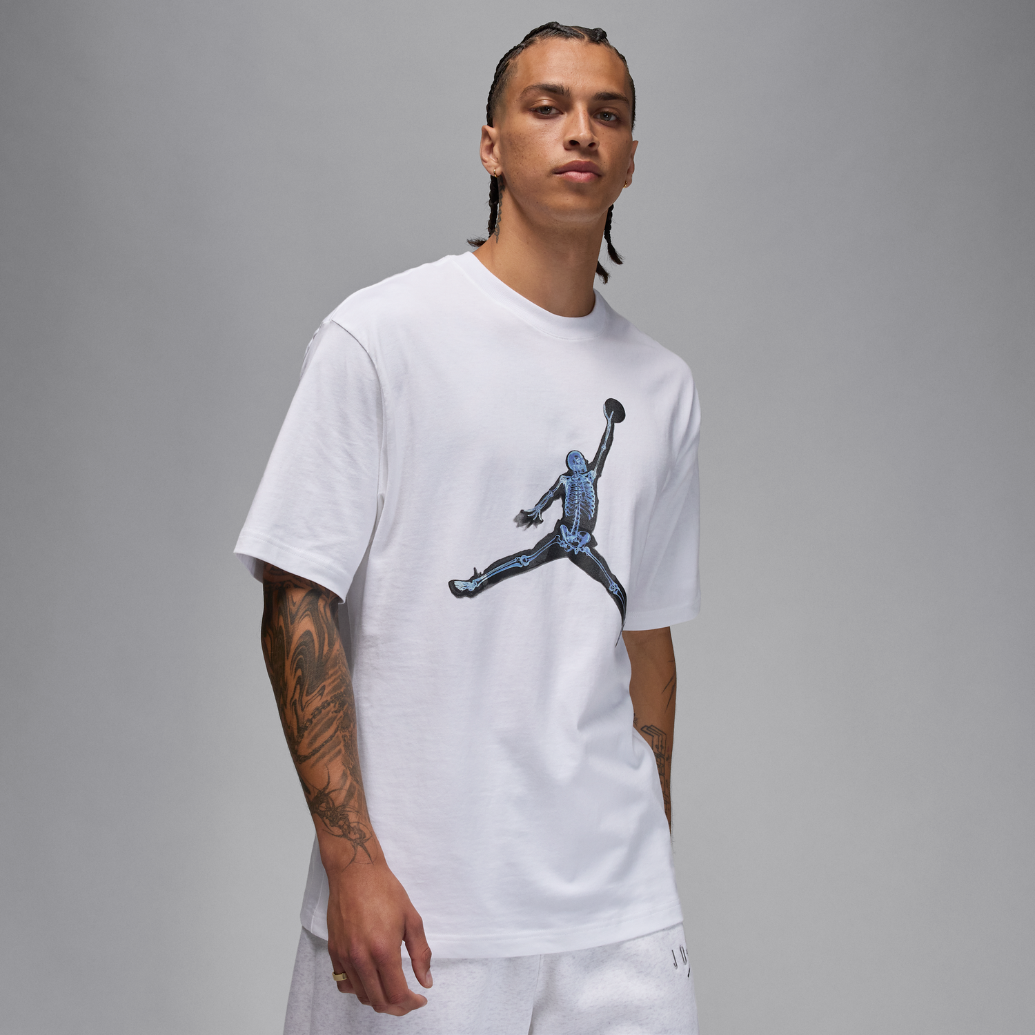 Tričko Jordan Skeleton Jumpman Graphic T-Shirt, Cotton Biela | HQ8976-100, 0