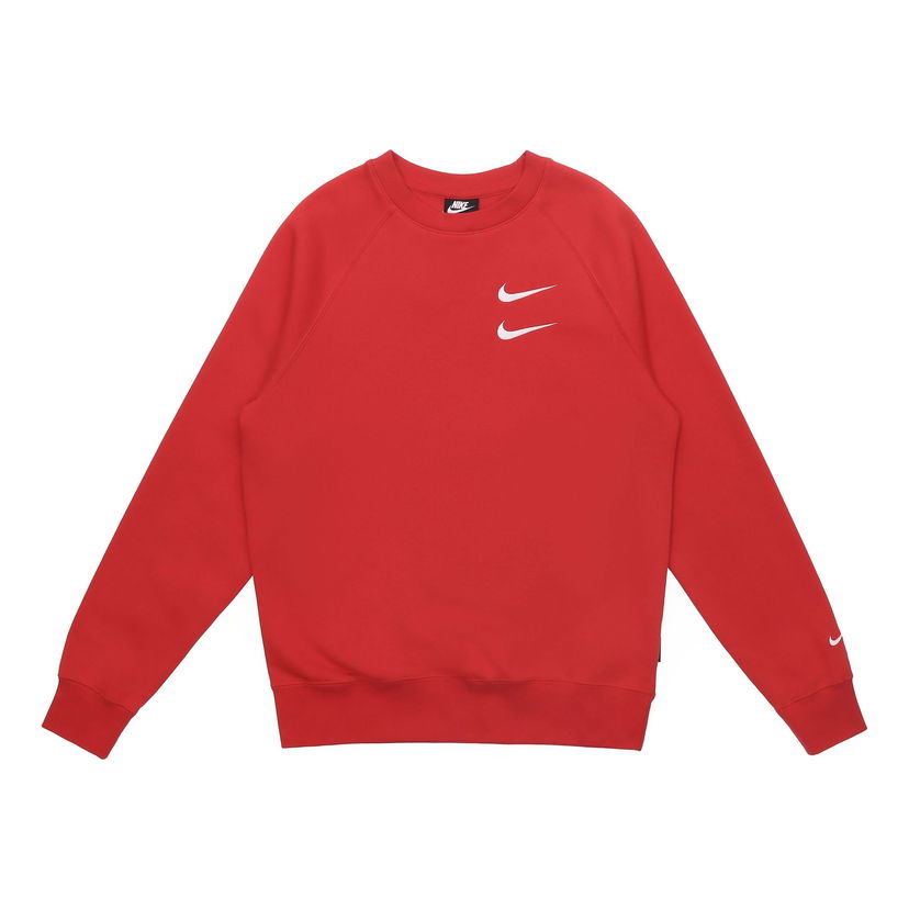 Mikina Nike Nike Embroidered Fleece Lined Pullover Červená | DD5079-657