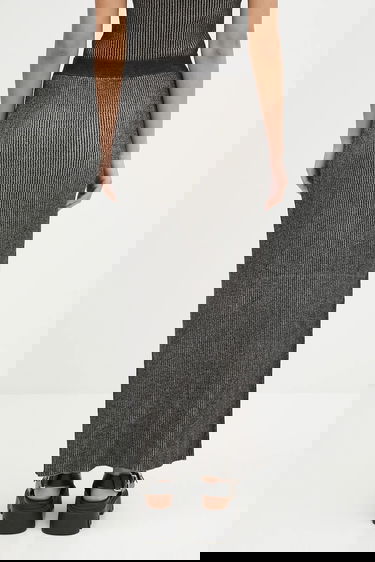 Sukňa Samsoe Samsoe Samsøe Samsøe Sacheryl Maxi Pencil Skirt Šedá | F25100047, 2