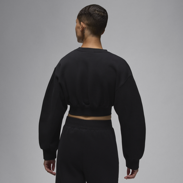 Mikina Jordan Jordan Flight Fleece Cropped Sweatshirt Čierna | FV7152-010, 1