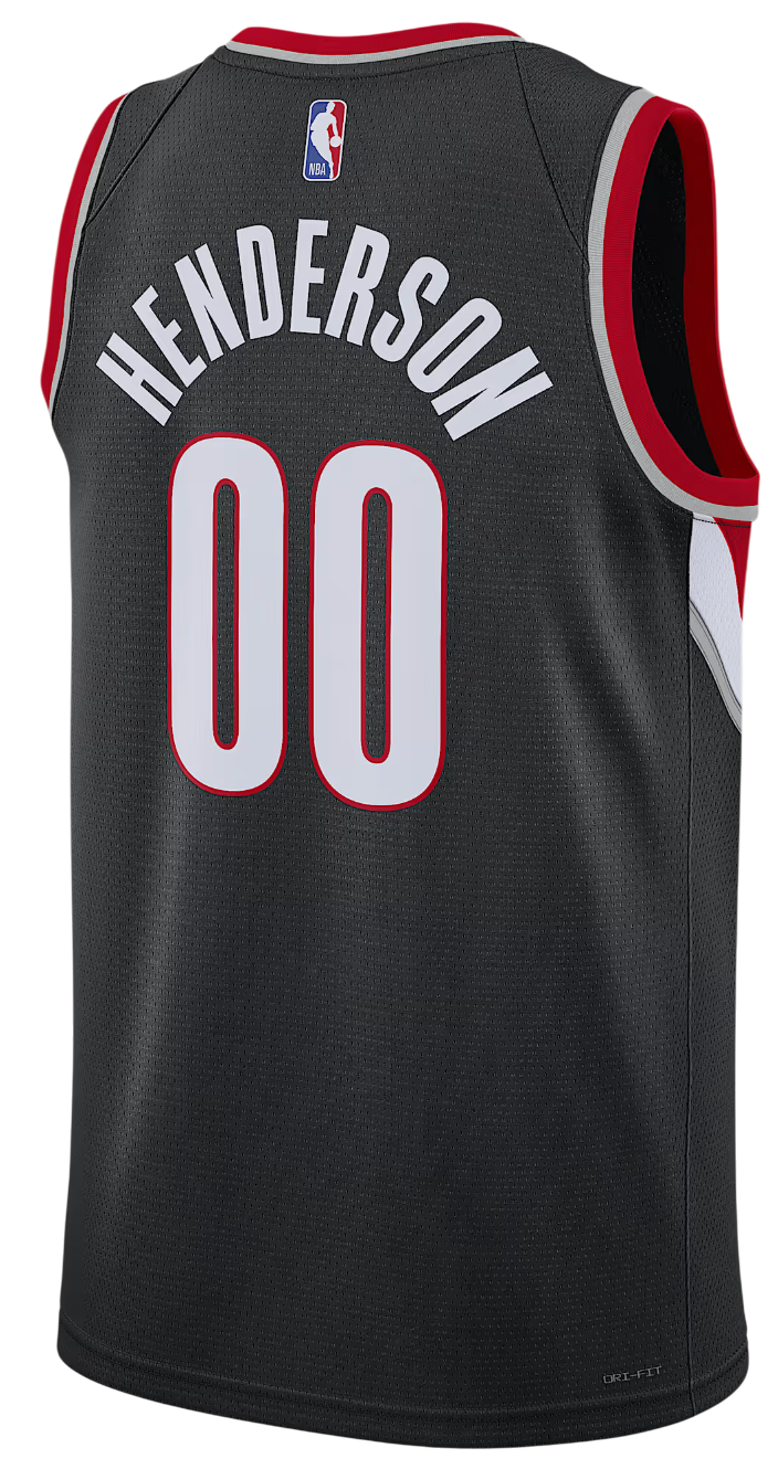 Dres Nike NBA PORTLAND TRAILBLAIZERS DRI-FIT ICON SWINGMAN JERSEY SCOOT HENDERSON, BLACK/HENDERSON SCOOT Čierna | DN2020-016, 1