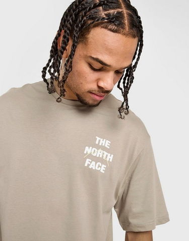 Tričko The North Face The North Face Sobretta Oversized T-Shirt Béžová | NF0A8FPWBOX1, 2