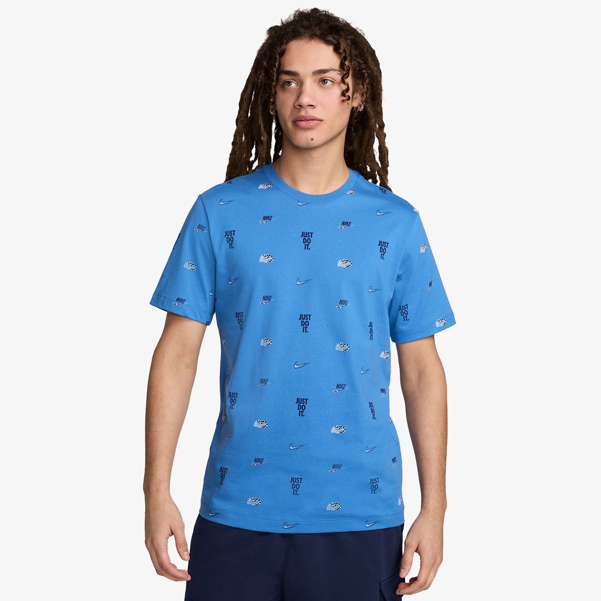 Tričko Nike M NSW TEE M90 12MO AOP Tyrkysová | FQ8036-402, 0