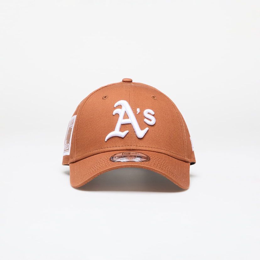 Šiltovka New Era Oakland Athletics MLB Side Patch 9FORTY Adjustable Cap Hnedá | 60435134