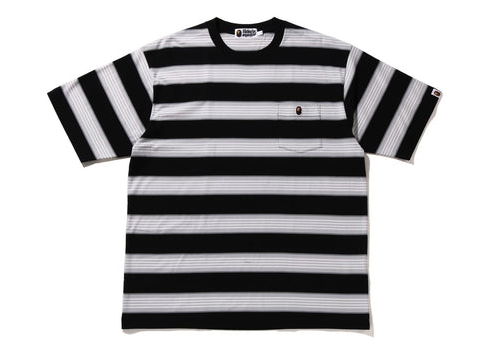 Tričko BAPE Hoop One Point Relaxed Fit Tee Čierna | 1I30-109-002, 0