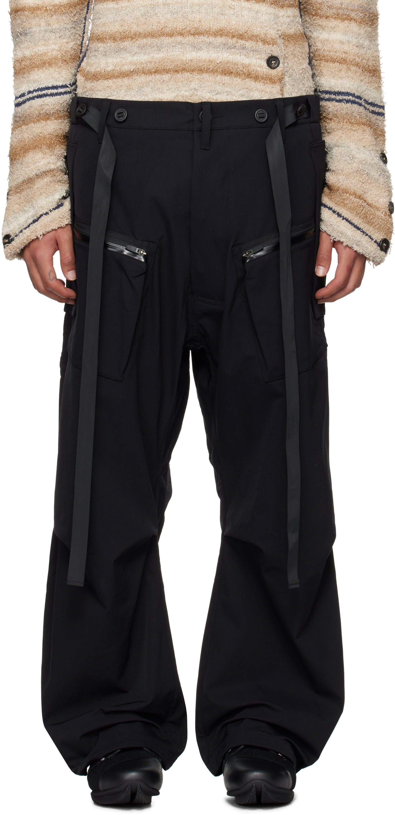 Cargo nohavice Acronym P46A-DS Cargo Pants Čierna | P46A-DS, 0
