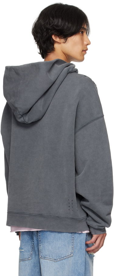 Mikina Ksubi Ksubi Blasted Ekcess Hoodie Šedá | MPF25FL005, 2