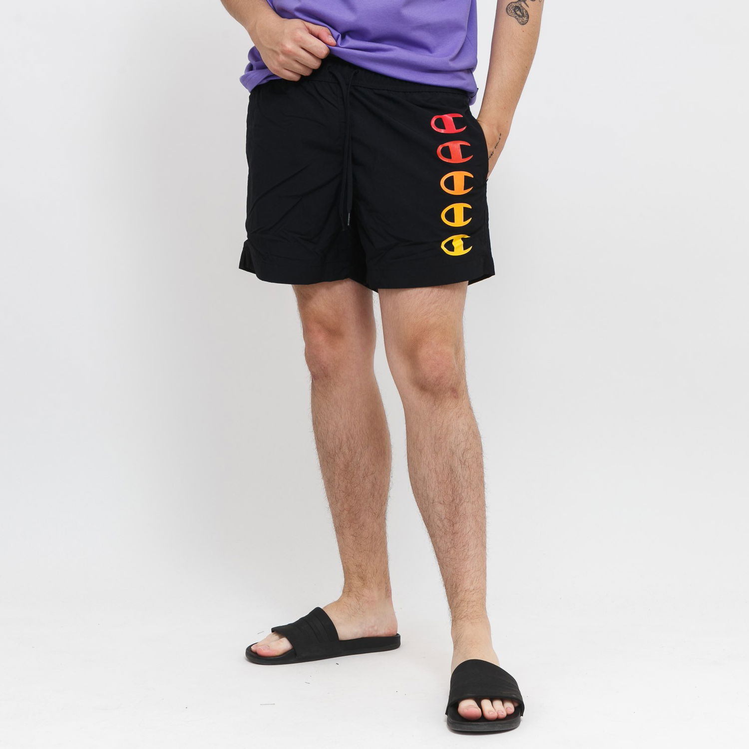 Plavky Champion Beachshort Čierna | 217490-KK001, 0