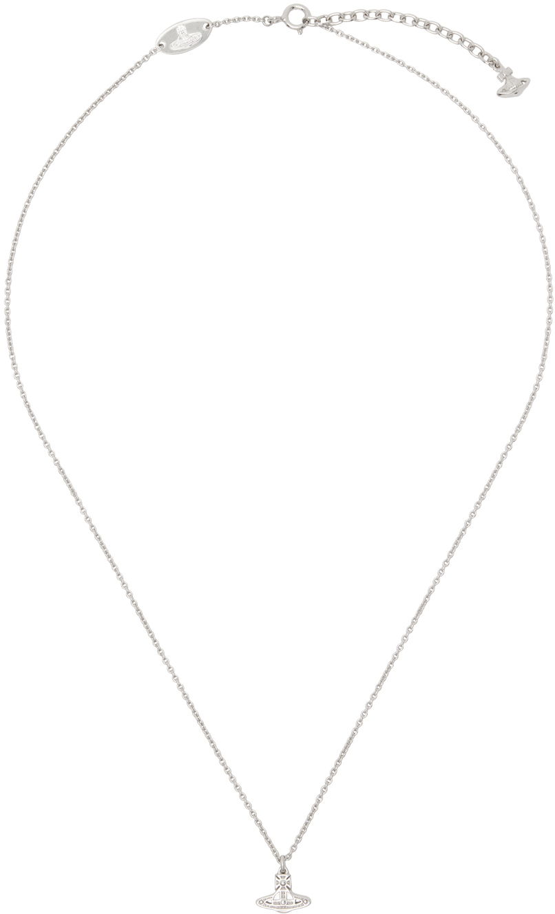 Náhrdelník Vivienne Westwood Pendant Necklace With Silver Chain Metalická | 63020200-01P019-SM