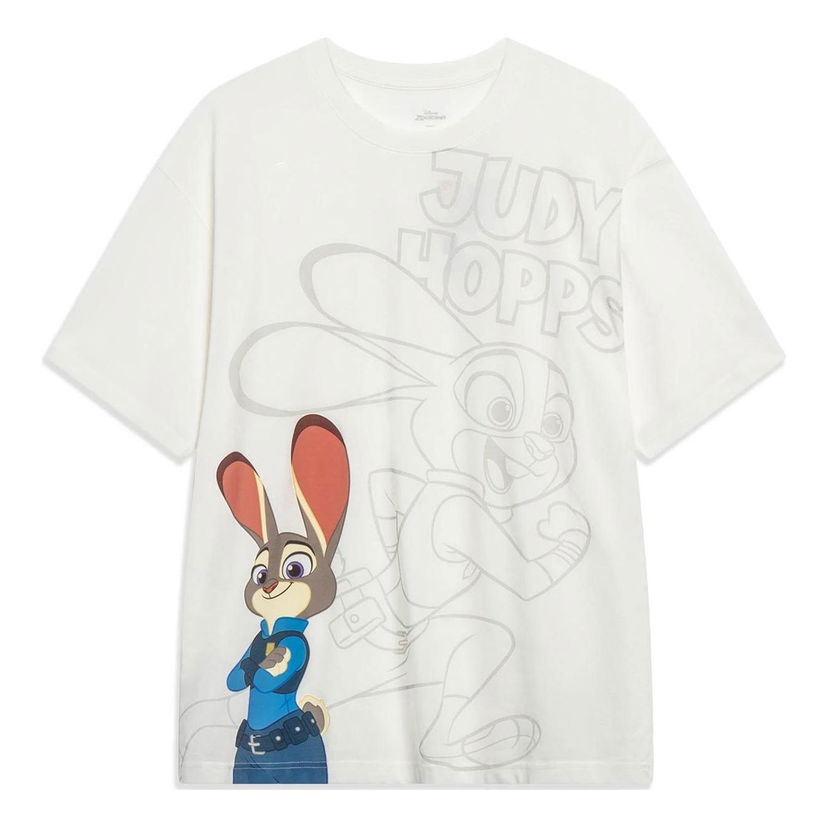 Tričko Li-Ning Graphic T-Shirt Biela | AHST271-4