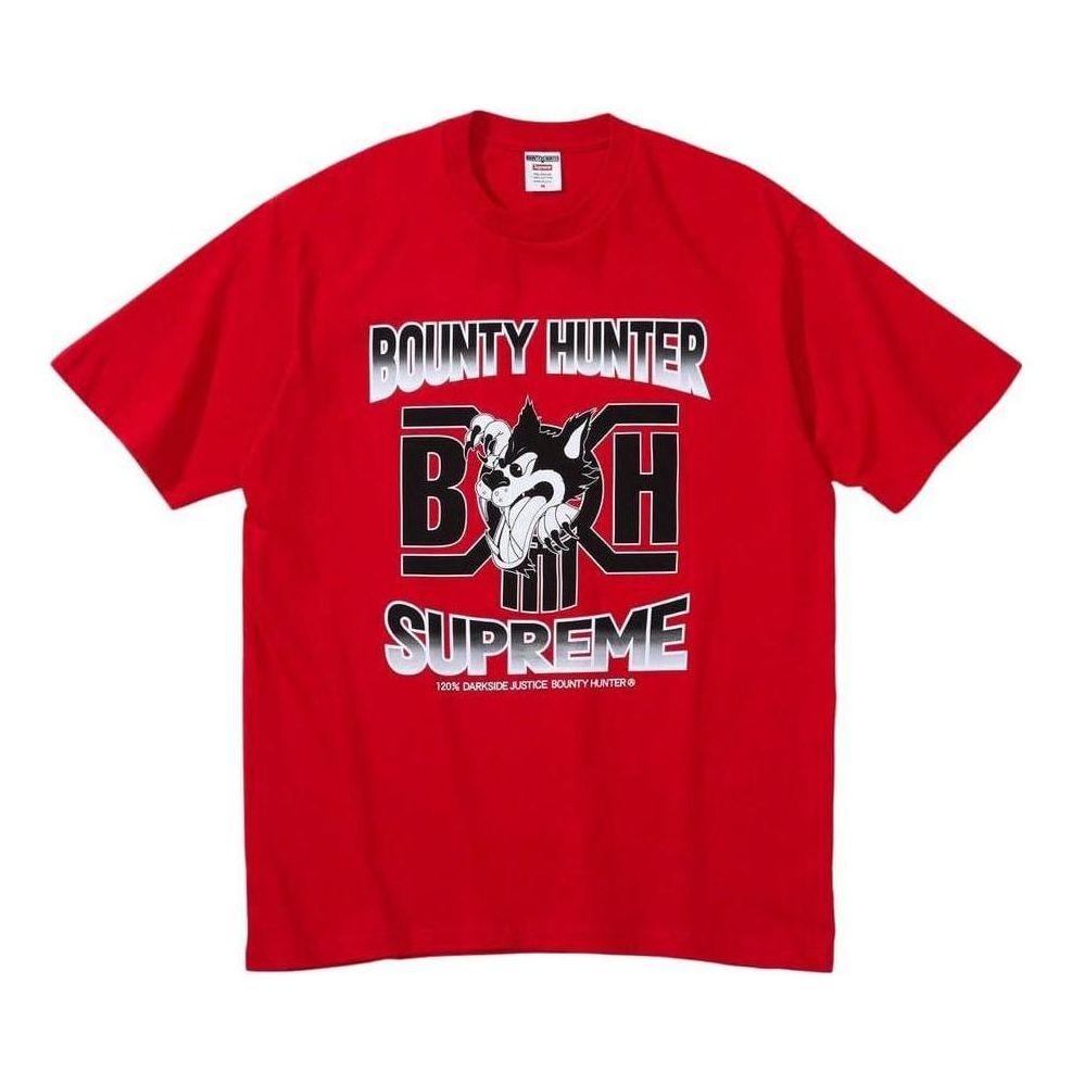 Tričko Supreme Bounty Hunter Wolf Graphic T-Shirt Červená | SUP-FW23-111, 0