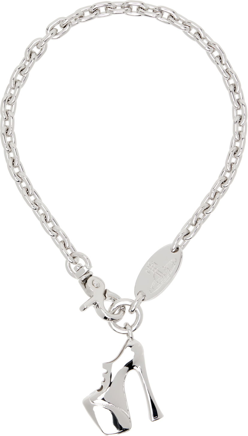 Náhrdelník Vivienne Westwood Vivienne Westwood Alienor Chain Shoe Pendant Necklace Metalická | 6301013O-02P019-