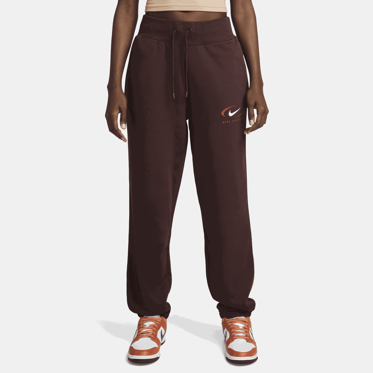 Tepláky Nike Sportswear Phoenix Hnedá | FN7716-227, 0