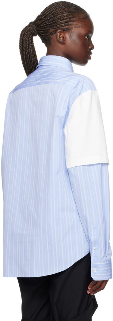 Košeľa Off-White Off-White Meteor Layered Shirt Biela | OWGE012F23FAB0010140, 2
