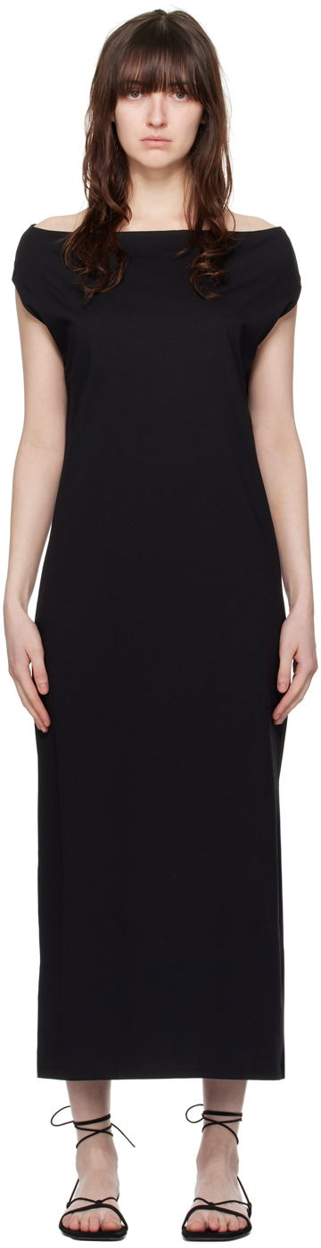 Šaty Loulou de Saison Loulou de Saison Martial Maxi Dress Čierna | MARTIAL, 0