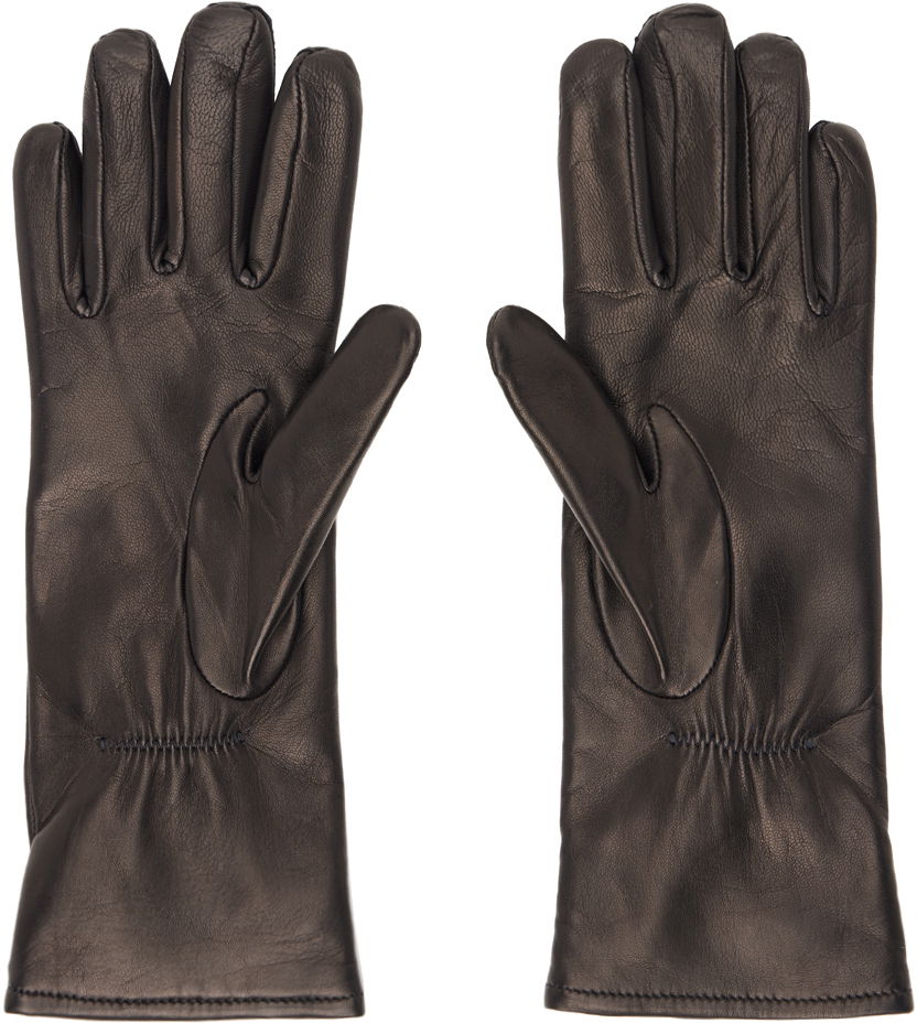 Rukavice OUR LEGACY Leather Gloves Čierna | A4248HEB, 1