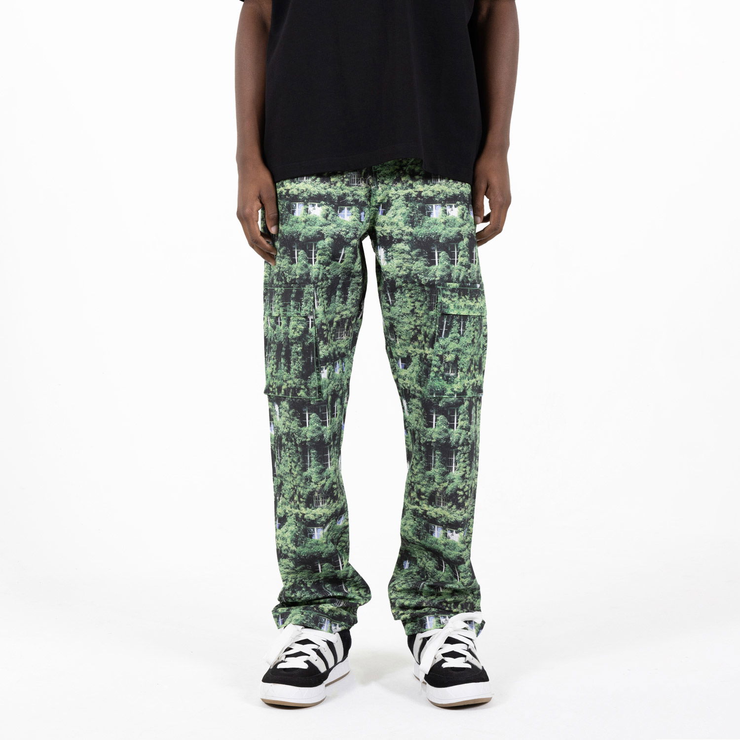 Cargo nohavice Pleasures Natural Cargo Pants Multi Zelené | P23SP038-MULTI, 0