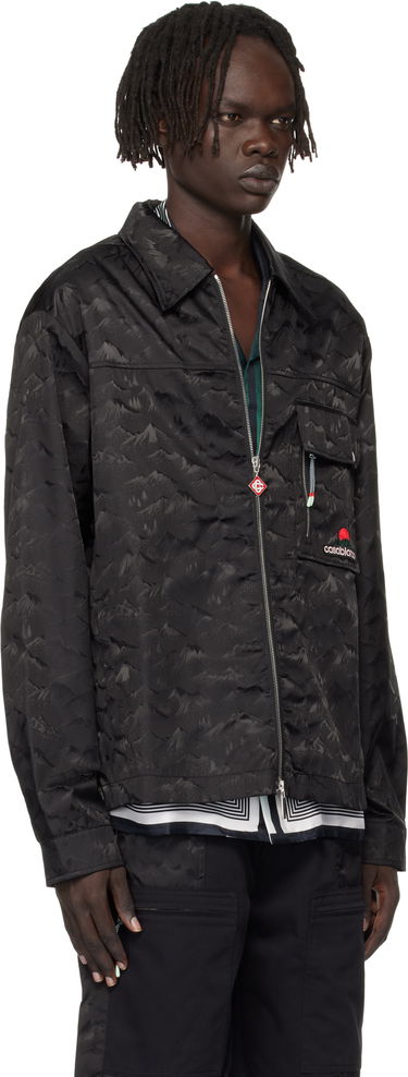 Bunda Casablanca Casablanca Mountain Camo Zip Jacket Čierna | MPF25-SH-183-01, 1