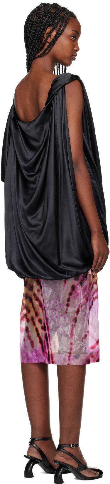 Sukňa Dries Van Noten Dries Van Noten Silk Draped Blouse Rôznofarebný | 251-010738-1032, 2