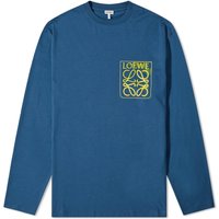 Tričko Loewe Anagram Fake Pocket T-Shirt Navy | H526Y22X47-1200, 1