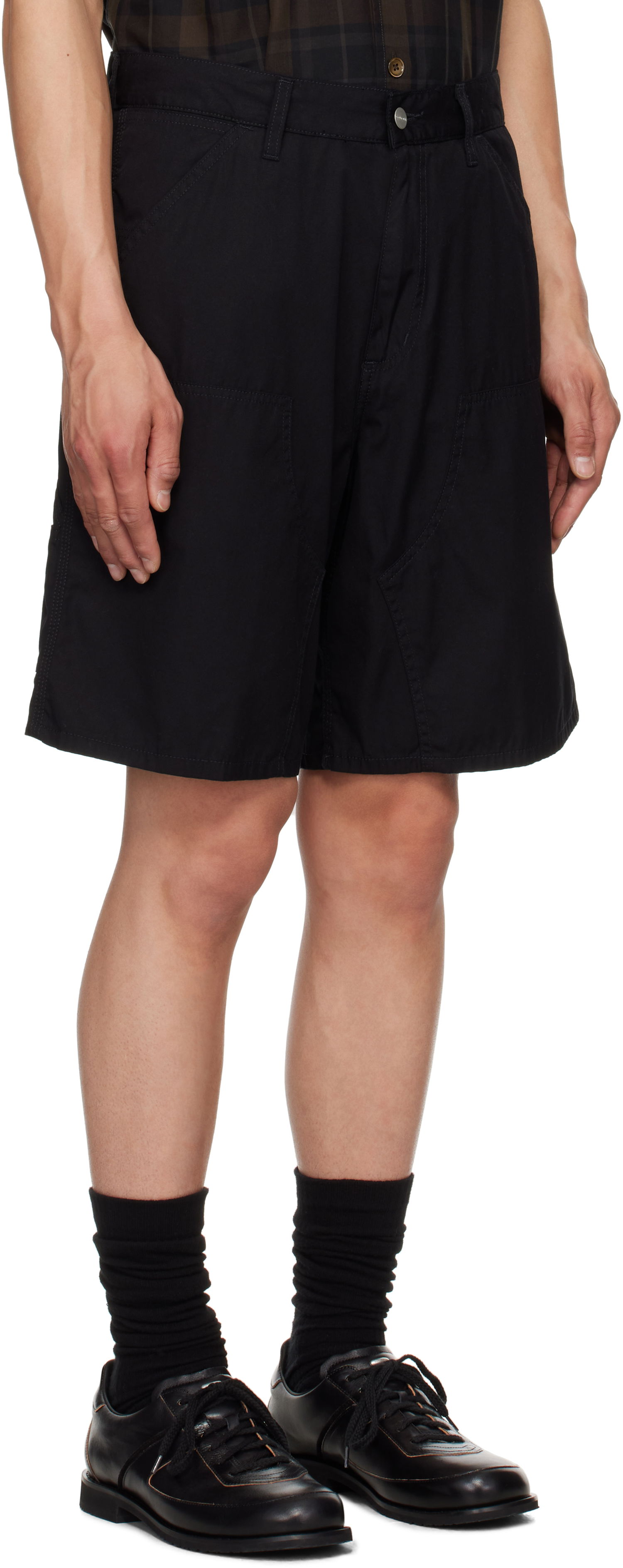 Šortky Carhartt WIP Double Knee Shorts Čierna | I034794, 1