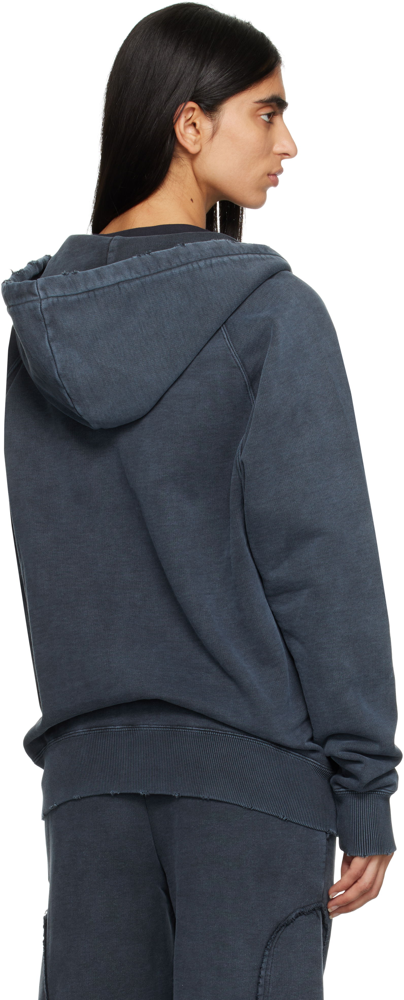 'The City' Loose Fit Zip-Up Hoodie