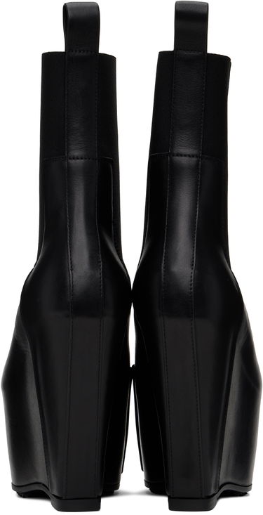 Oblečenie Rick Owens Rick Owens Porterville Grilled Wedge Beatle Chelsea Boots Čierna | RR02D6848 LOOGR, 1