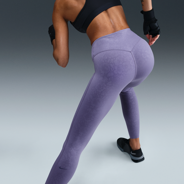 Legíny Nike Universa 7/8 Floral Print High-Waisted Mid-Support Leggings Fialová | HV1186-527, 3