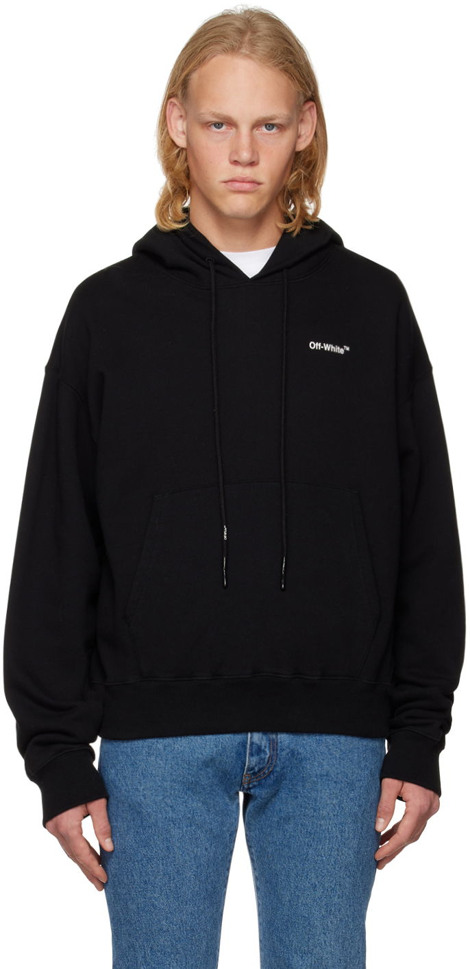Mikina Off-White Black Arrow Hoodie Čierna | OMBB037C99FLE0031001, 0