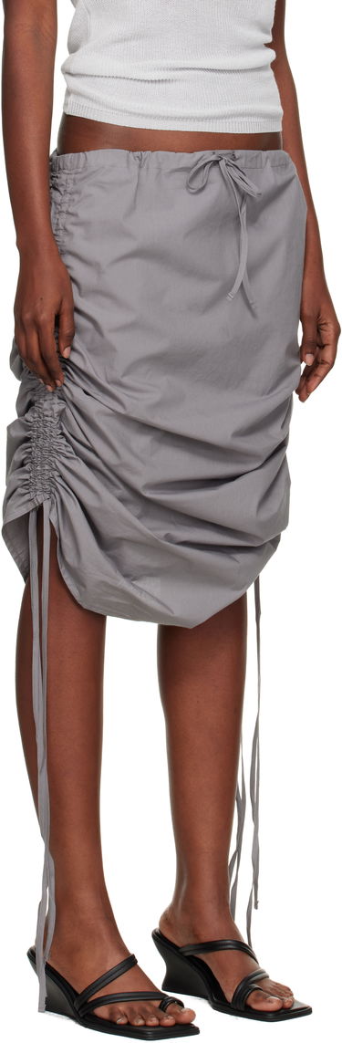 Sukňa Baserange Baserange Pictorial Strap Maxi Skirt Šedá | SSPIS-PO-AU25, 1