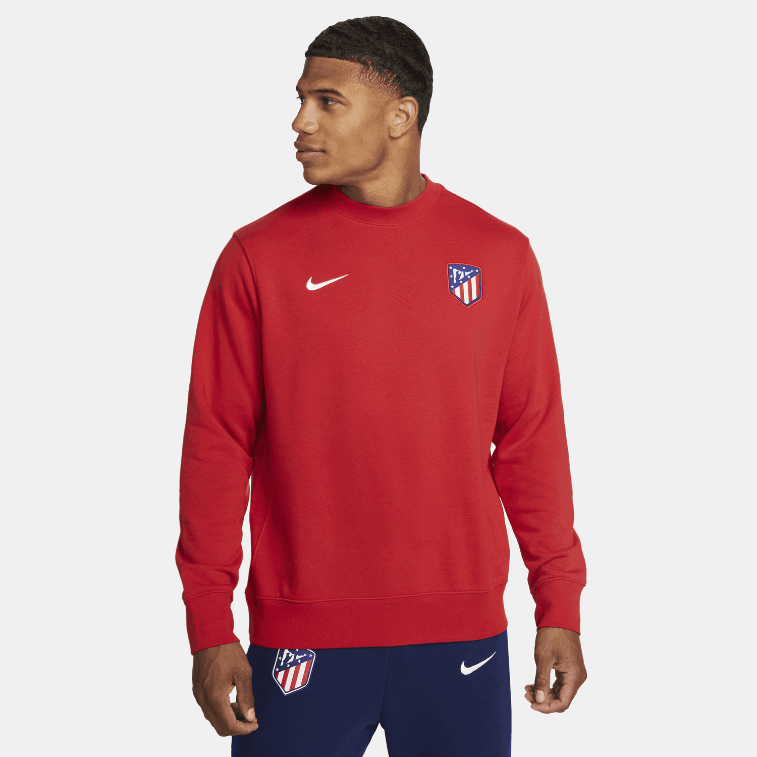 Mikina Nike Atlético Madrid z francouzského froté s grafickým motivem - Červená Červená | DV4595-612, 0