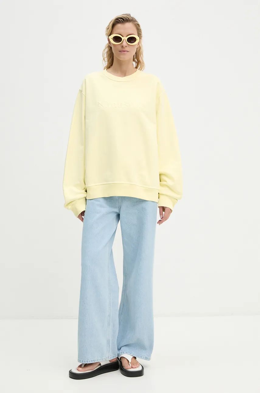 Mikina Nanushka REMY Oversized Sweatshirt Žltá | NU24PFSH03411, 1