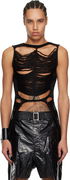 Rick Owens Hollywood SL Cutout Tank Top