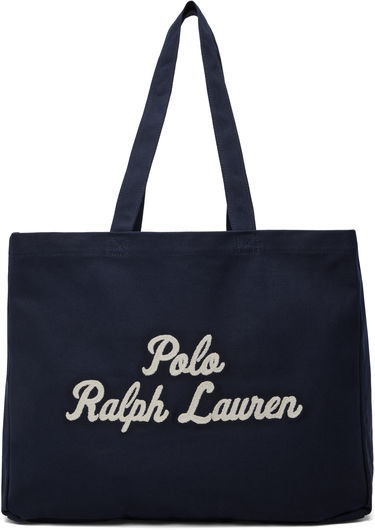 Tote bag Polo by Ralph Lauren Ralph Lauren Embroidered Canvas Tote Bag Navy | 405945884001, 0