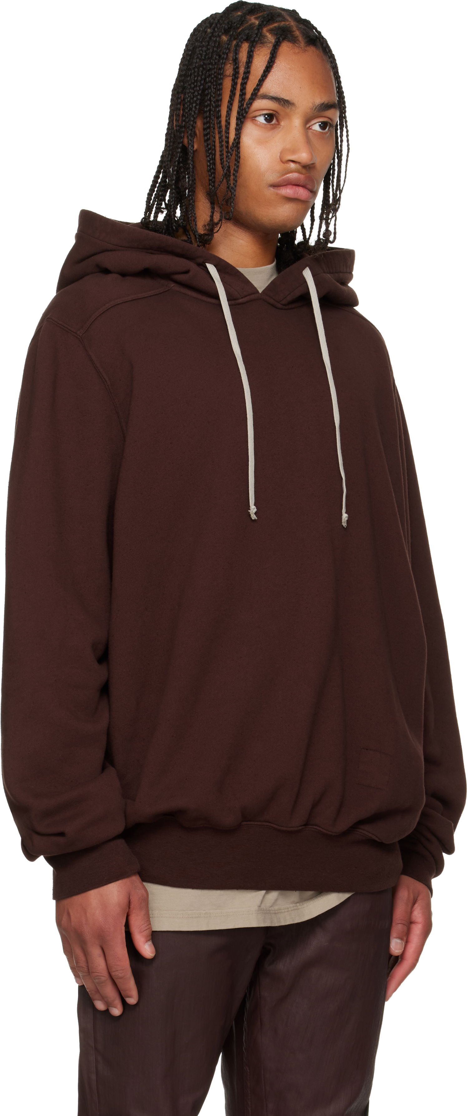 Mikina Rick Owens DRKSHDW Concordians Jumbo Hoodie Hnedá | DU02E7274 RN, 1