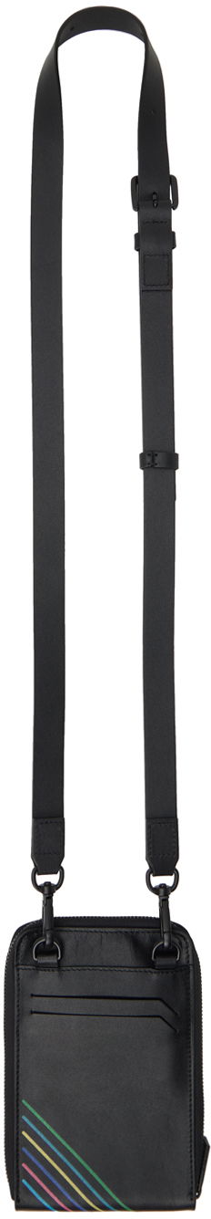 Peňaženka Paul Smith PS Paul Smith Striped Card Holder Čierna | M2A-7619-APSSTS, 1