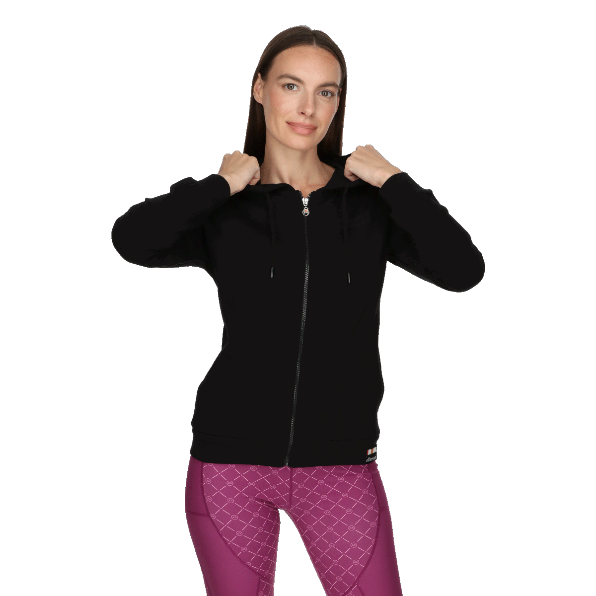 Mikina Ellesse Full Zip Hoodie Čierna | ELA231F603-01, 0