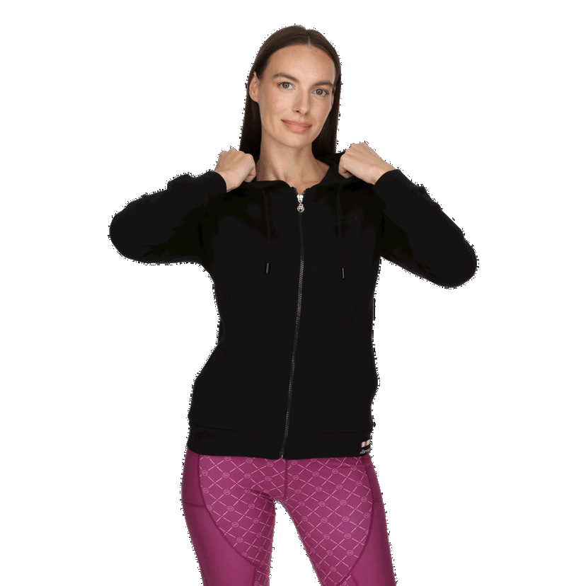 Mikina Ellesse Full Zip Hoodie Čierna | ELA231F603-01