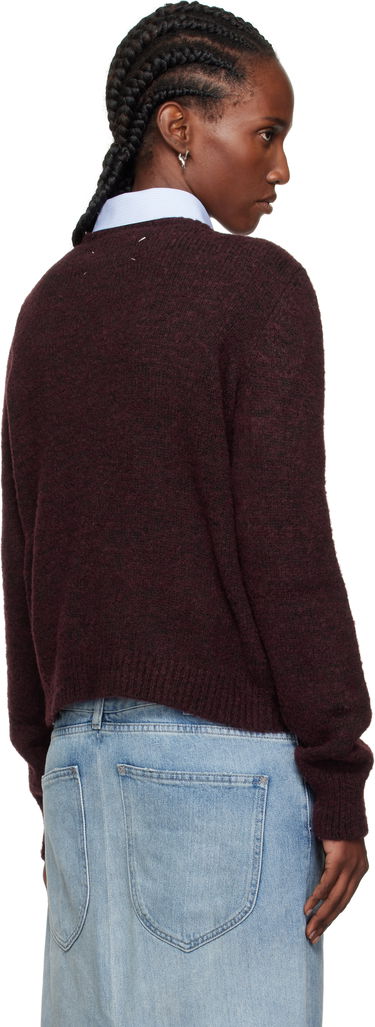 Sveter Maison Margiela Maison Margiela Crewneck Sweater Vínová | S51HL0026 M13154, 2