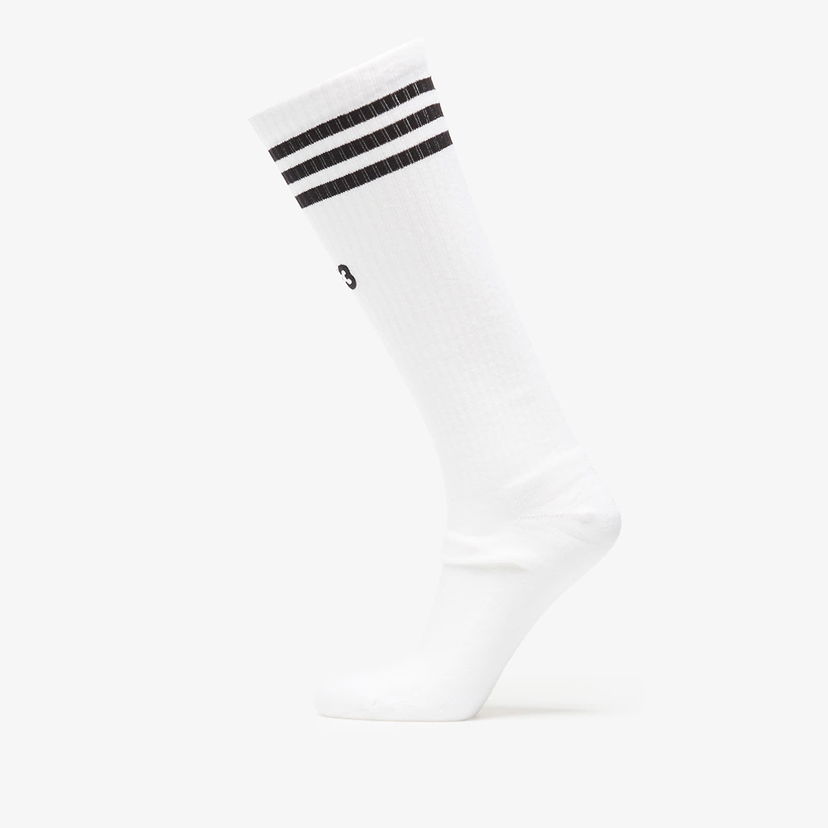 Ponožky Y-3 Y-3 Stripes High Socks Biela | KS1458