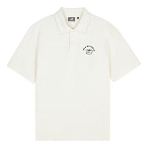 Polo tričko New Balance Graphic Polo Shirt Biela | 5FD26231-IV, 0