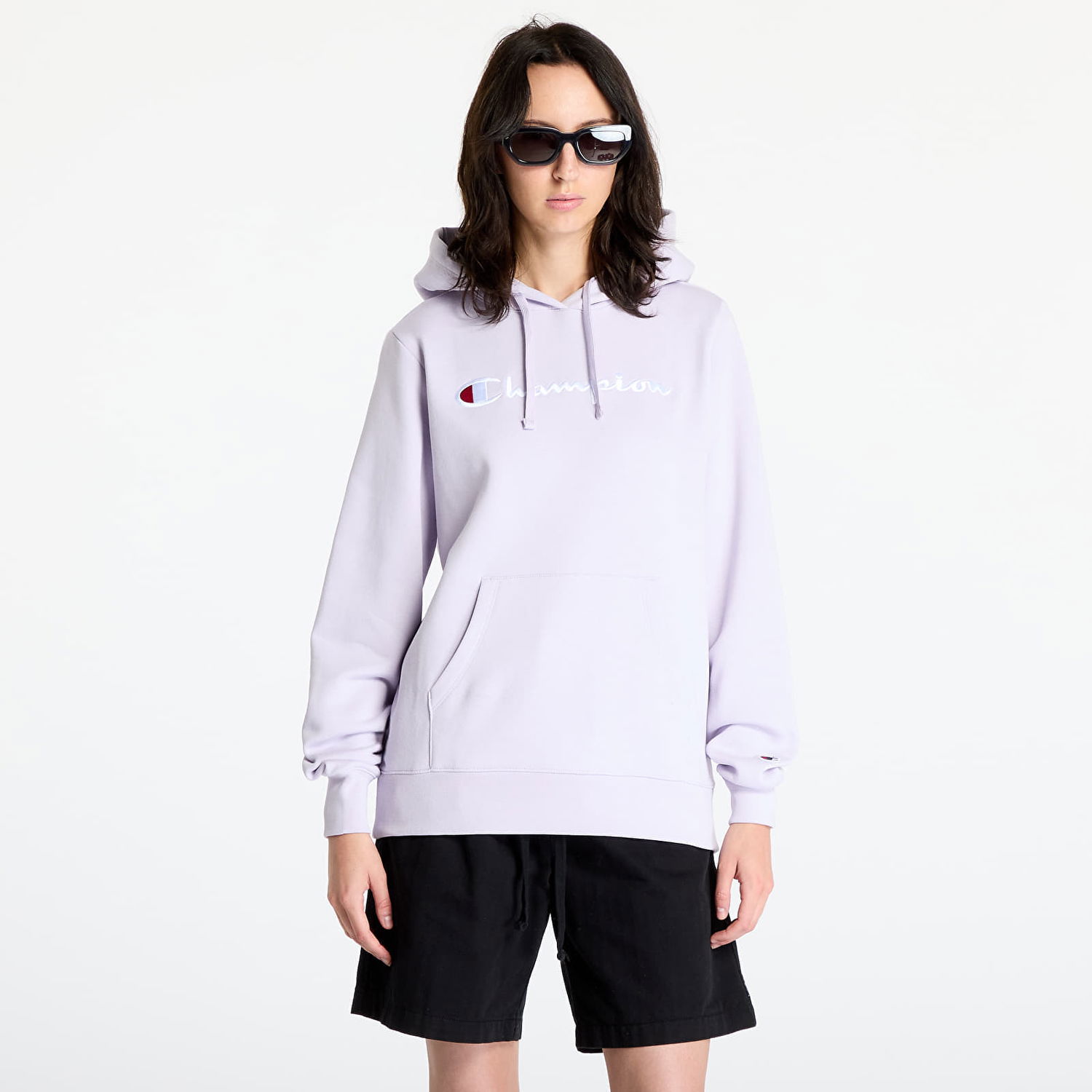 Mikina Champion Hooded Sweatshirt Purple Fialová | 117529 CHA VS057, 0