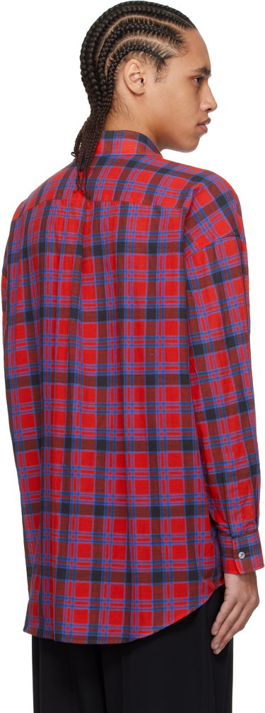 Košeľa The Row The Row Lancaster Plaid Shirt Červená | 882-W3796, 2
