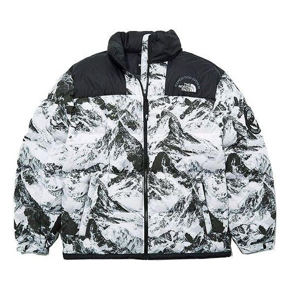 Prešívaná bunda The North Face Custom Printed Winter Jacket Čierna | NJ1DL56C, 0