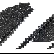 Paint Splash Single Breasted Denim Jacket